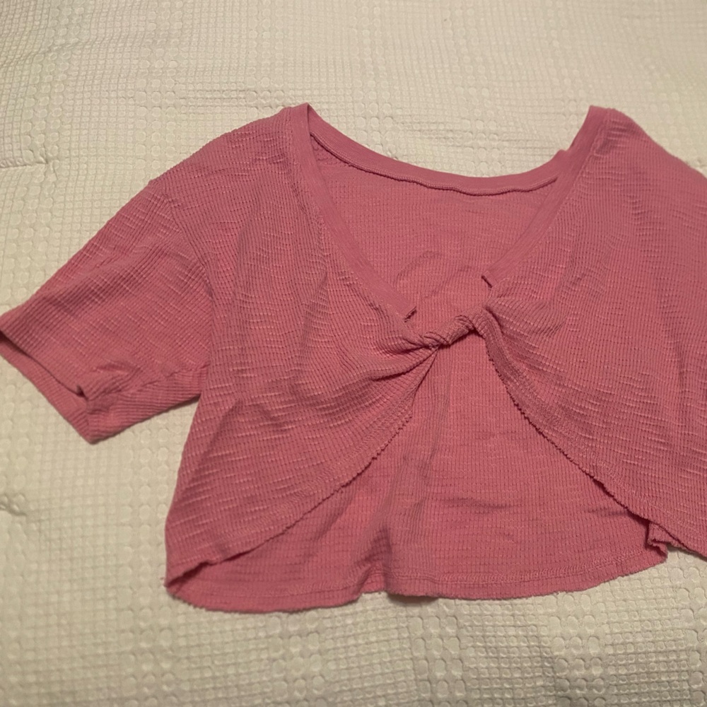 NWT Aerie Reversible Pink Top